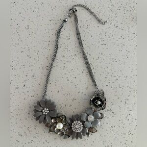 Cookie Lee Floral Statement Necklace